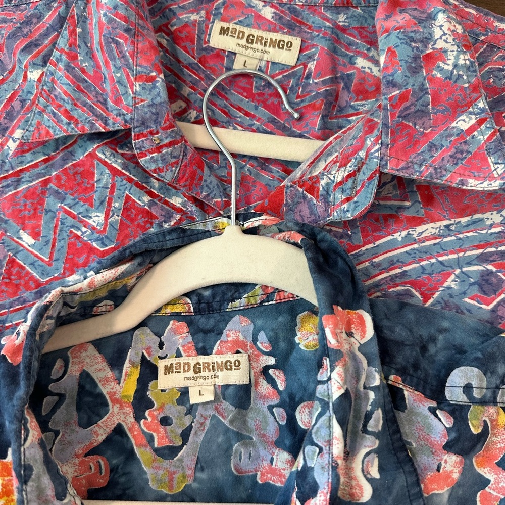 Mad Gringo Patterned Button-Up Shirts - image 8